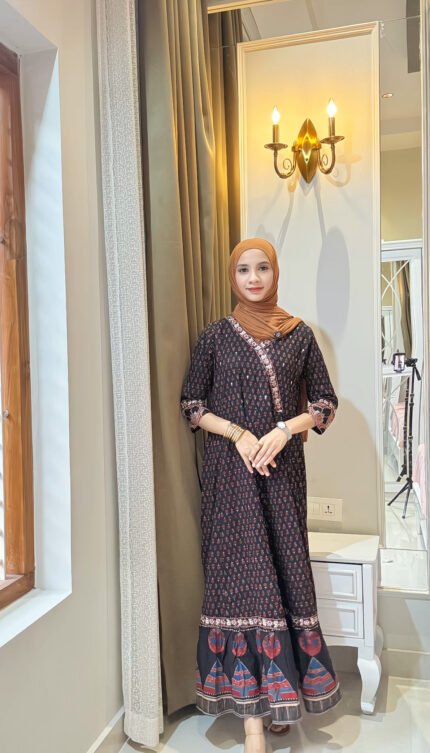 Womens Trendy Maxi dress (BLACK)