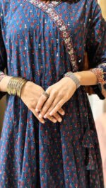 Womens Trendy Maxidress (BLUE) - Image 5