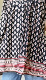 Trendy Short Kurti (BLACK) - Image 5