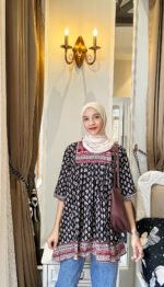 Trendy Short Kurti (BLACK)