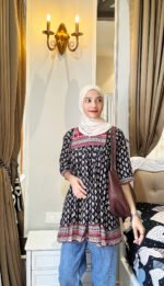 Trendy Short Kurti (BLACK) - Image 2