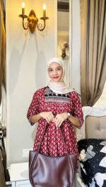 Trendy Short Kurti (RED) - Image 2