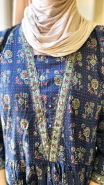 TRENDY SHORT KURTI (BLUE) - Image 4