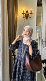 TRENDY SHORT KURTI (BLUE) - Image 7