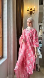 WOMEN'S TRENDY 3 PIECE SET   (PINK) - Image 3