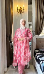 WOMEN'S TRENDY 3 PIECE SET   (PINK) - Image 2